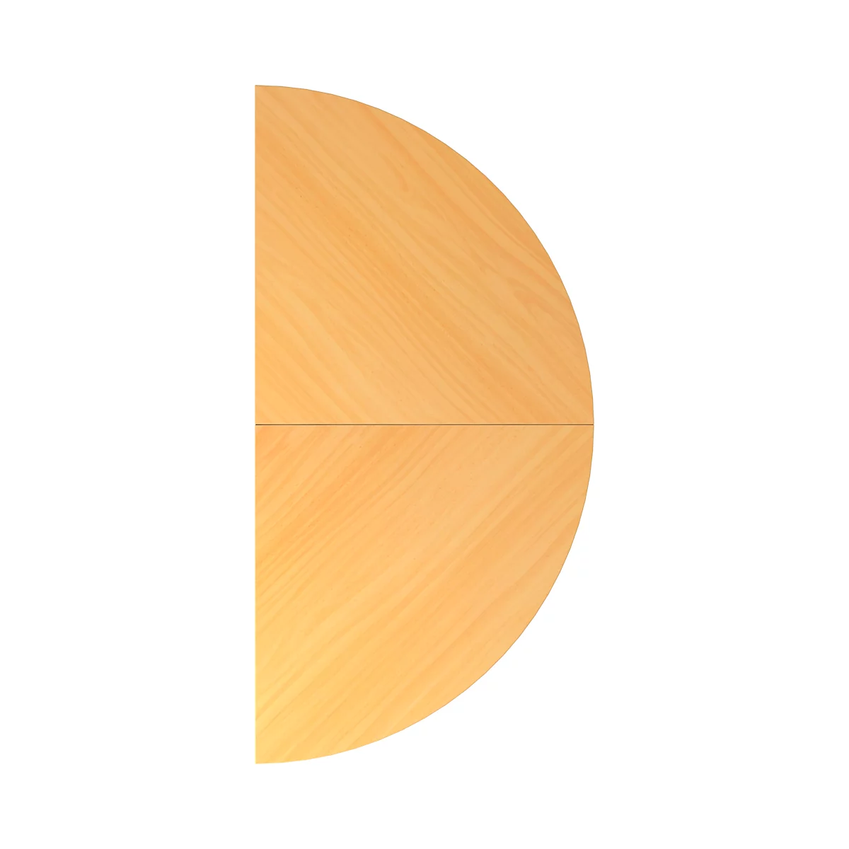 Ensemble pour table d'extension ULM, avec pied, l. 1600 x P 800 x H 650 - 850 mm, coloris hêtre