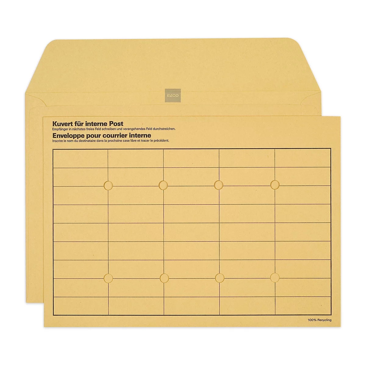 Enveloppe poste interne Elco, C4, 250 p.