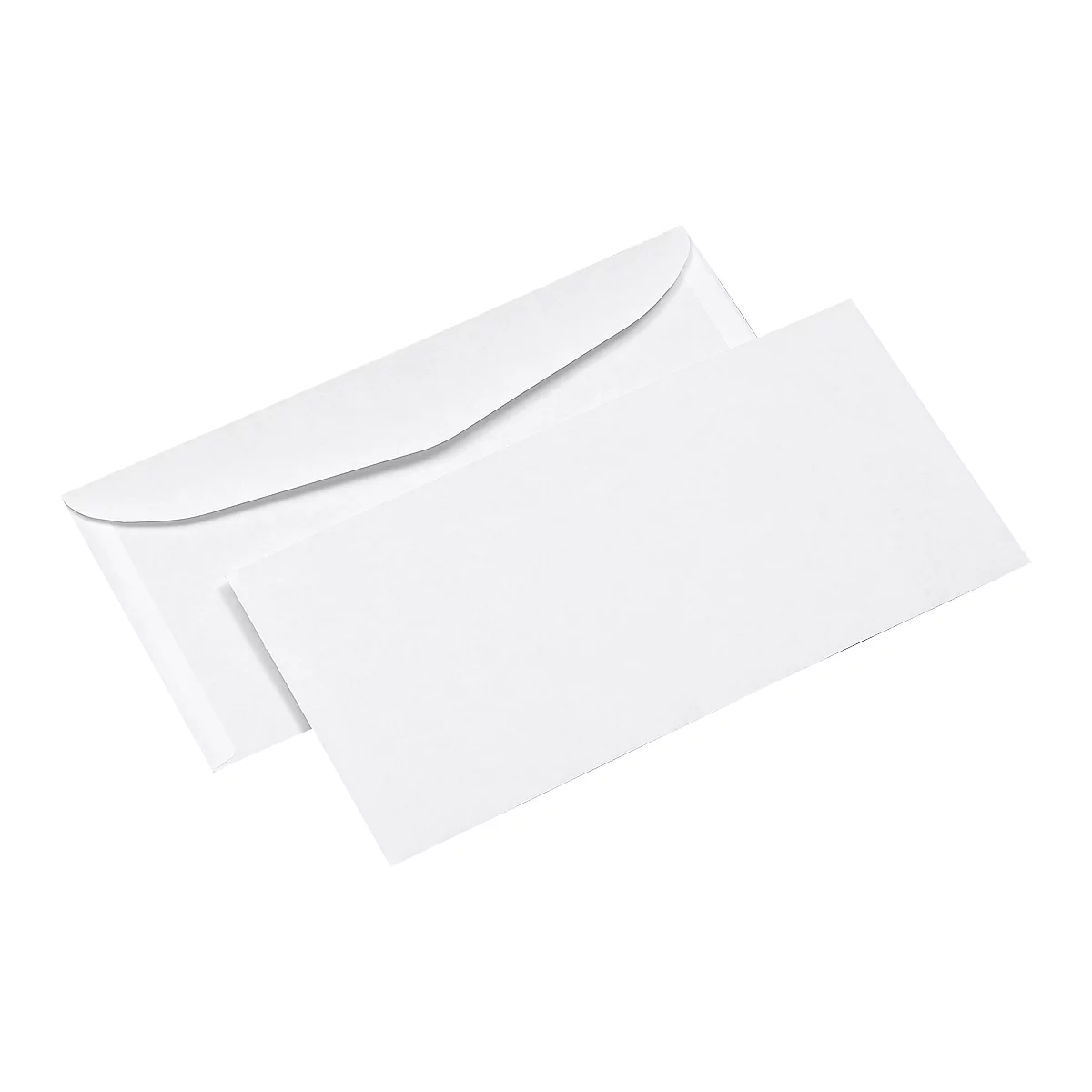 Enveloppes 114 x 229 mm (format C5/6) blanc Offset, 1000 p., sans fenêtre