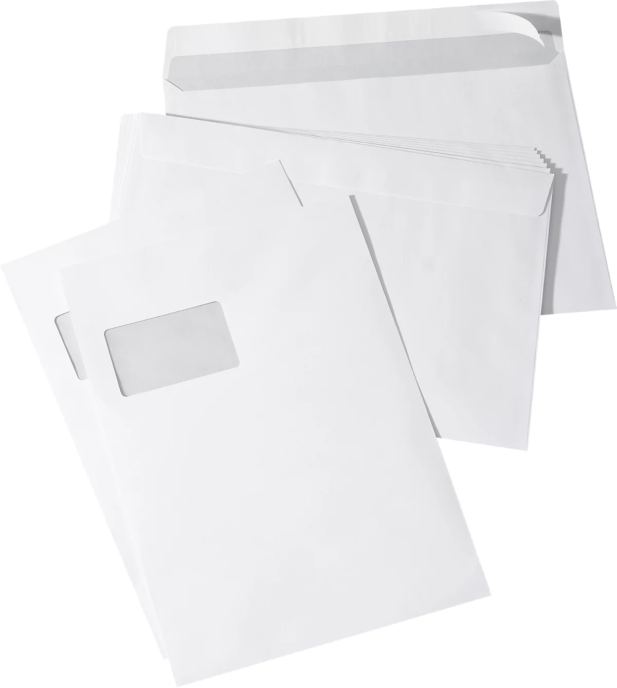 Enveloppes A5 blanches - 162 x 229 mm - autocollantes - C5 - 25 pièces -  avec bande