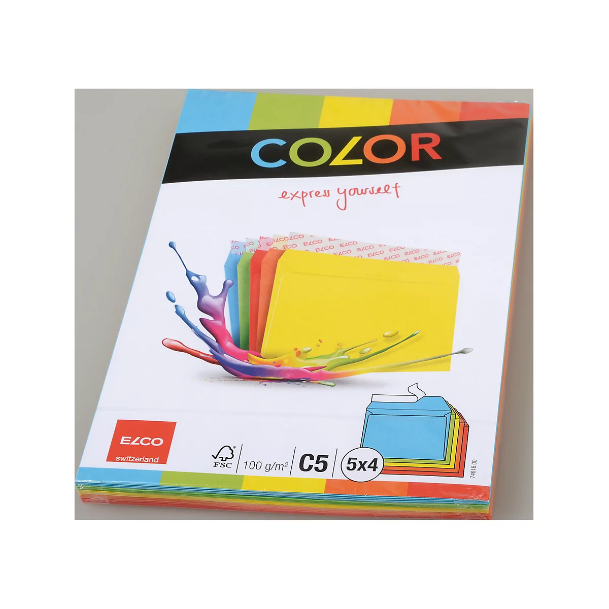 Enveloppes Color C5 Elco 5 coloris assortis
