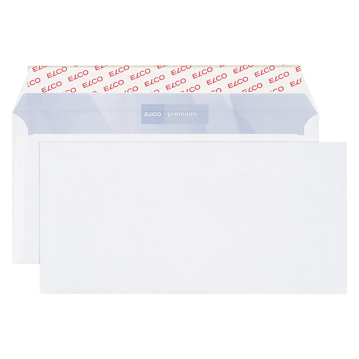 Enveloppes ELCO, DIN long plus, blanches, sans fenêtre, 500 pièces