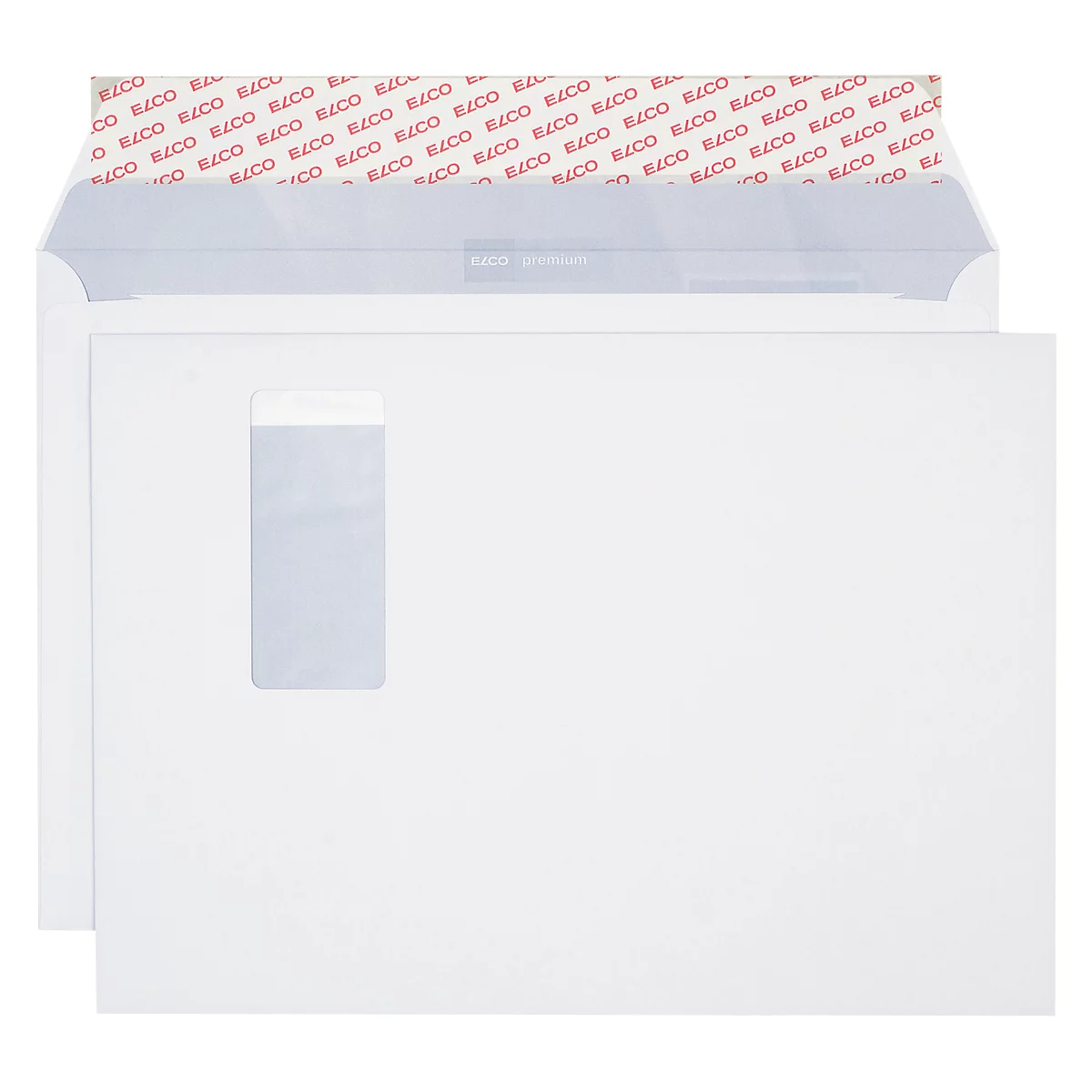 Enveloppes, enveloppes à soufflet et enveloppes expansibles ELCO, C5, avec fenêtre à droite, 120 g/m², 250 p.