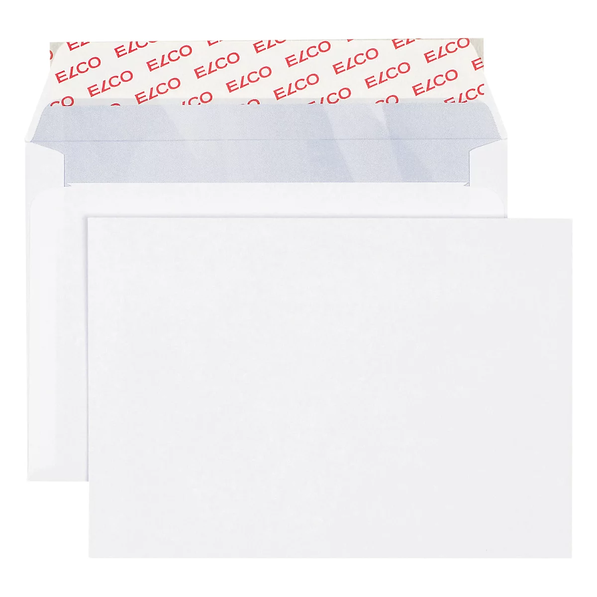 Enveloppes, enveloppes à soufflet et enveloppes expansibles ELCO, C6, blanc, sans fenêtre, 500 p.