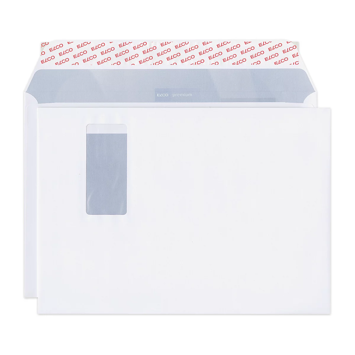 Enveloppes, enveloppes à soufflet et enveloppes expansibles Office ELCO, C4, avec fenêtre à droite, 120 g/m², 50 p.