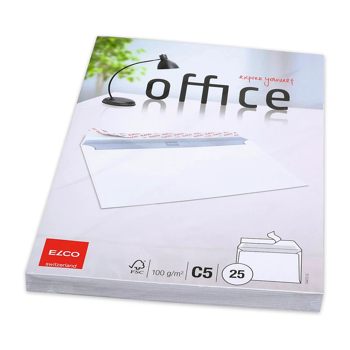 Enveloppes, enveloppes à soufflet et enveloppes expansibles Office ELCO, C5, sans fenêtre, 100 g/m², 25 p.