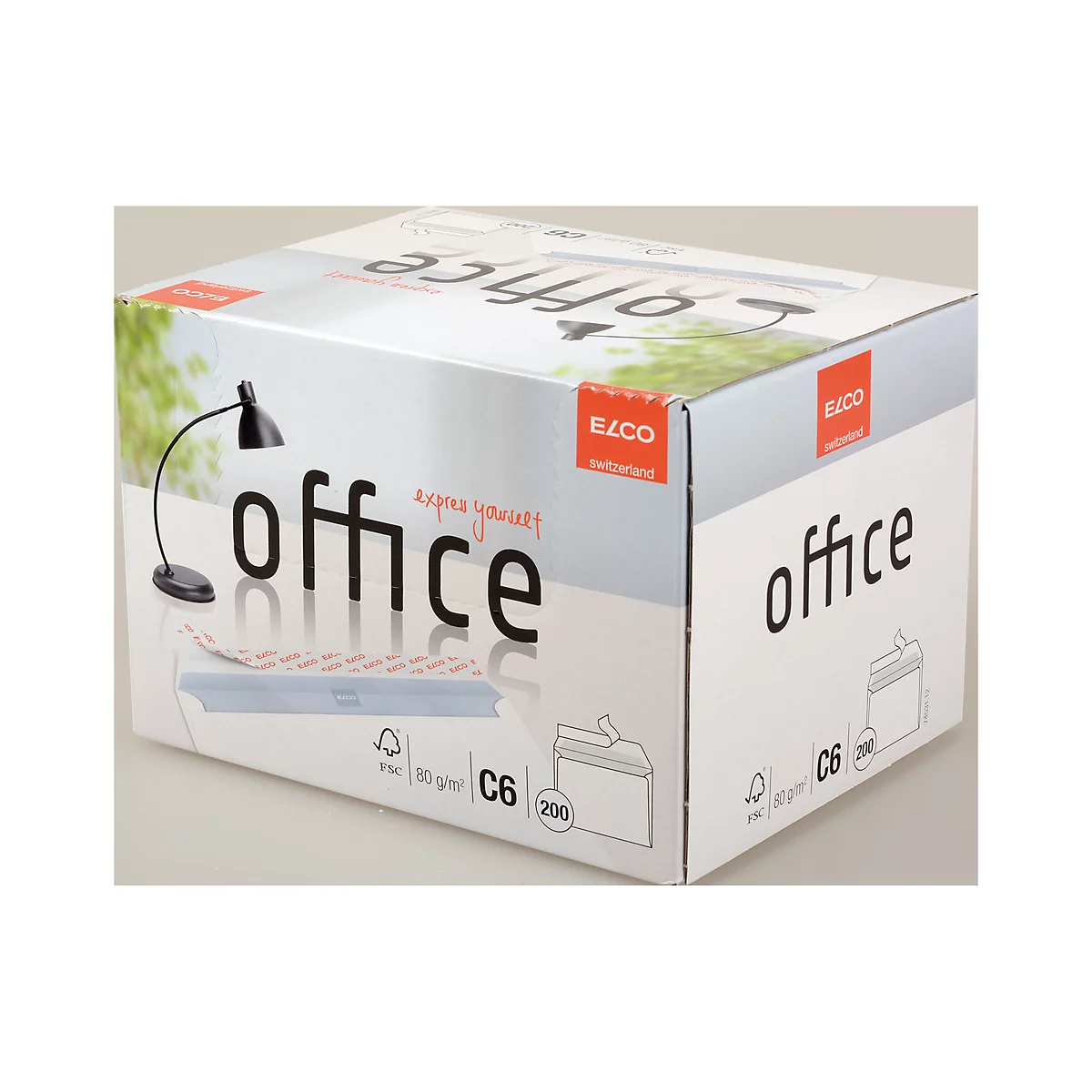 Enveloppes, enveloppes à soufflet et enveloppes expansibles Office ELCO, C6, sans fenêtre, 80 g/m², 200 p.