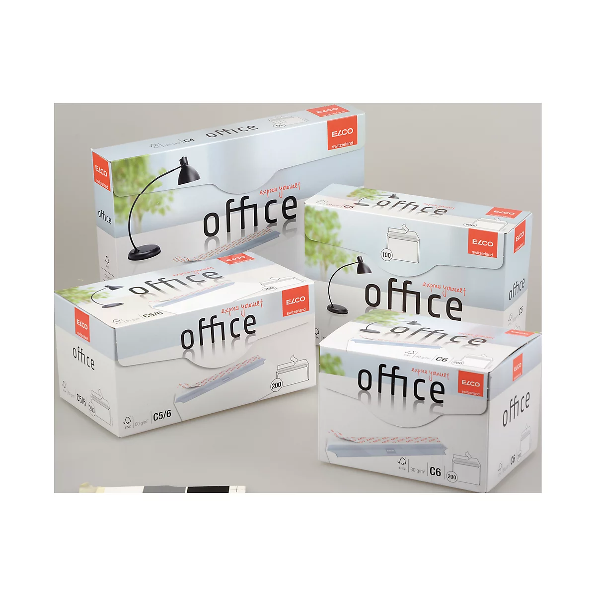 Enveloppes, enveloppes à soufflet et enveloppes expansibles Office ELCO, C6, sans fenêtre, 80 g/m², 200 p.