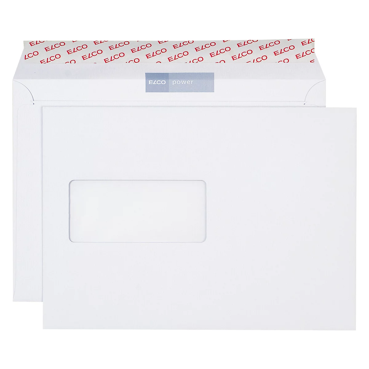 Enveloppes, enveloppes à soufflet et enveloppes expansibles power ELCO C5, 500 p., avec fenêtre à gauche