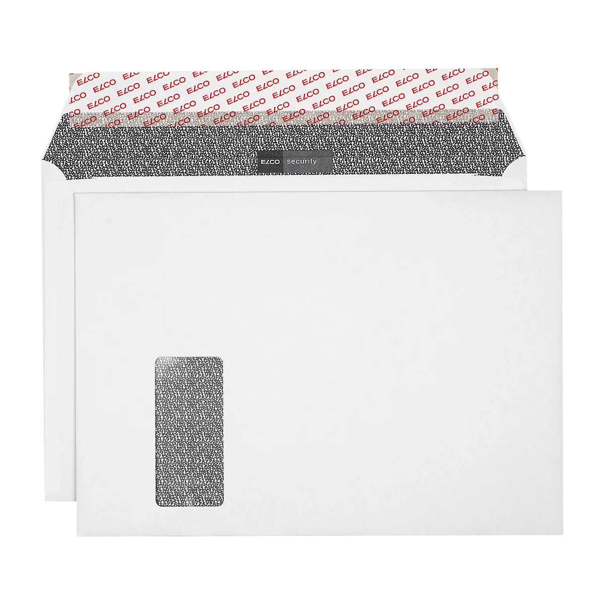 Enveloppes, enveloppes à soufflet et enveloppes expansibles Security Elco, C4, avec fenêtre à gauche, 120 g/m², 250 p.