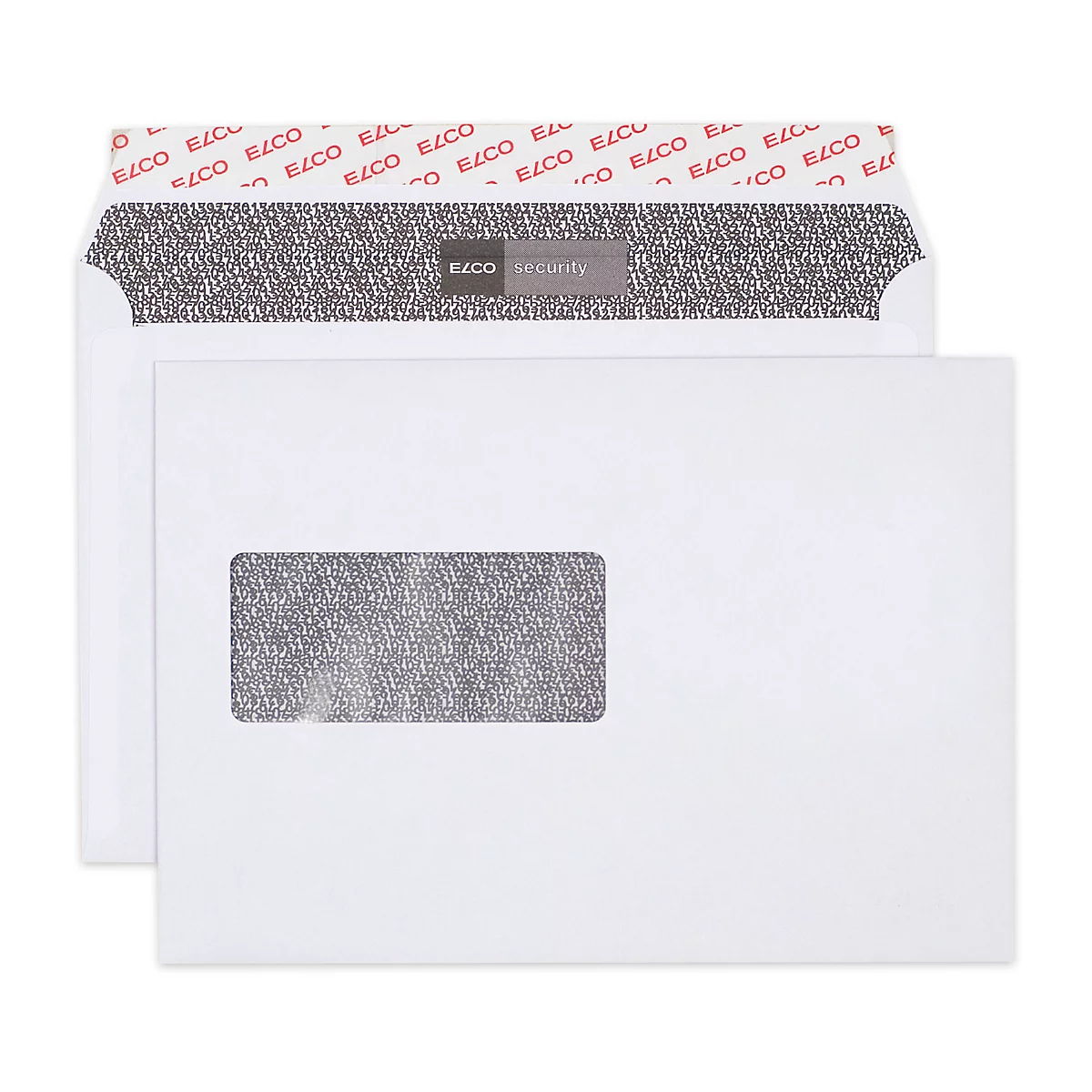 Enveloppes, enveloppes à soufflet et enveloppes expansibles Security Elco, C5, avec fenêtre à gauche, 100 g/m², 500 p.