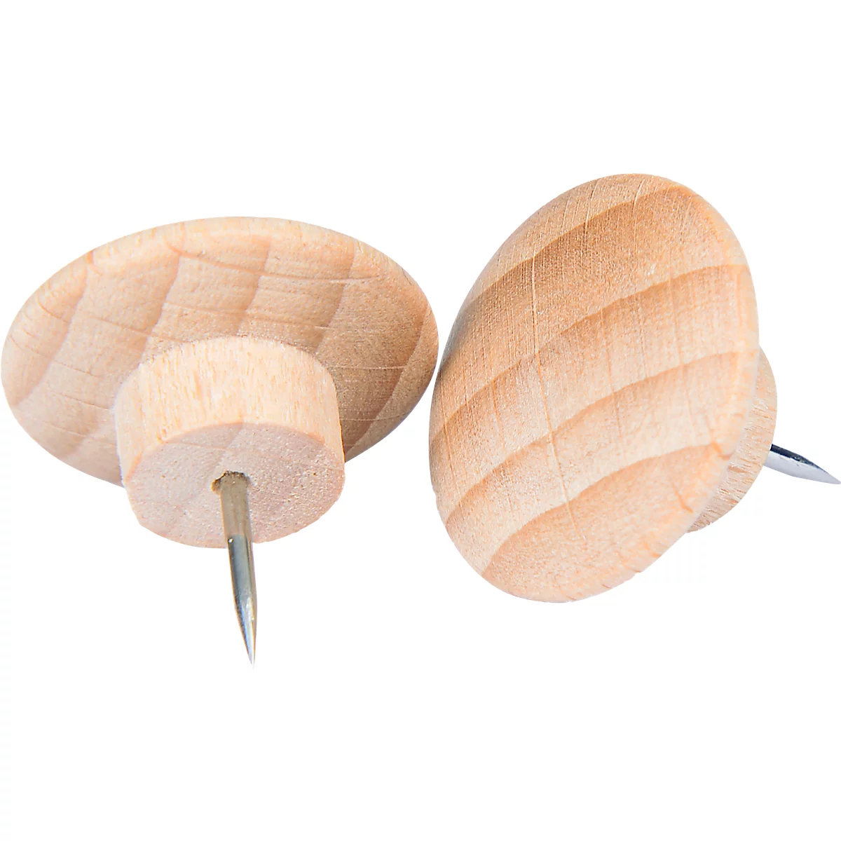 Épingle Legamaster WOODEN, 25 pièces, convient aux tableaux d'affichage Legamaster, ⌀ 20 x H 27 mm, bois de hêtre, peint