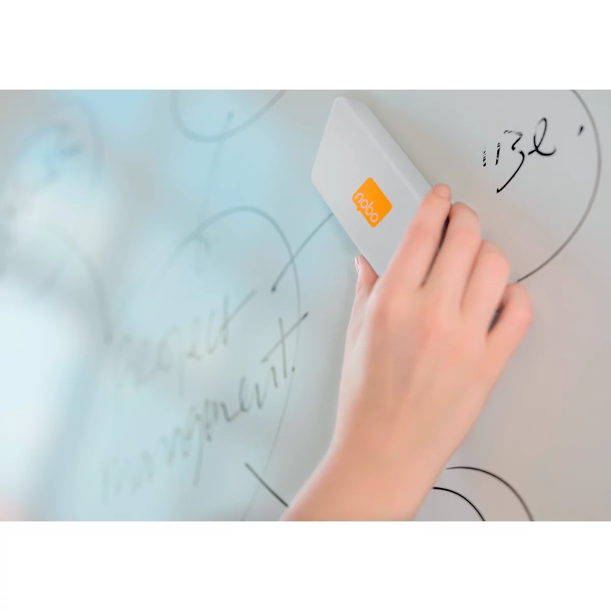 Éponge à whiteboard nobo, magnétique, blanc