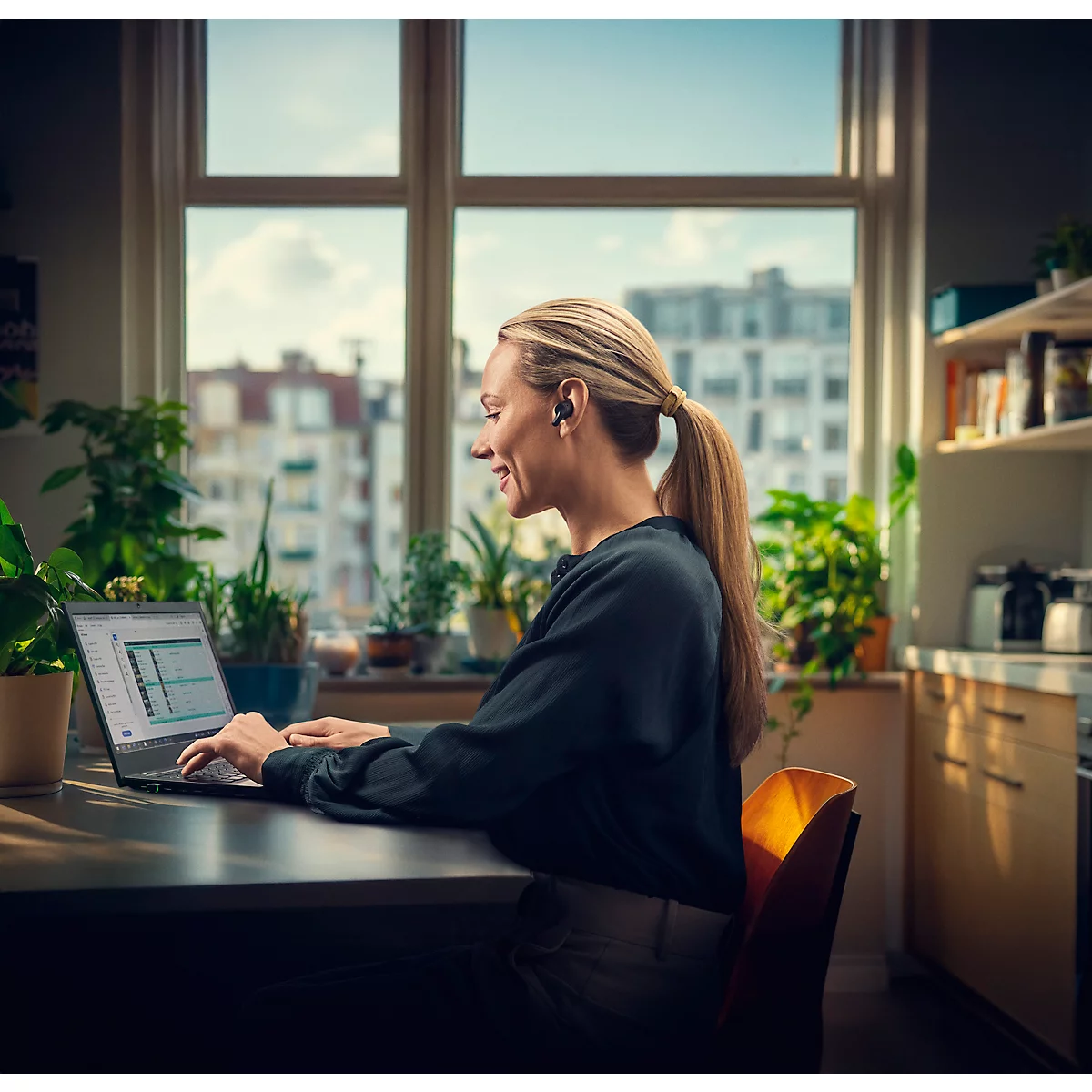 EPOS ADAPT E1, All-in-Ohrhörer, Hybrid Active Noise Cancelling, IntelligentFit, MS Teams zertifiziert, Made for iPhone, weiß