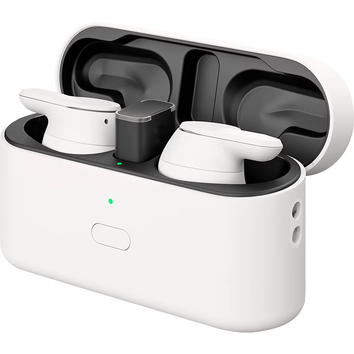 EPOS ADAPT E1, All-in oortelefoon, Hybride Active Noise Cancelling, IntelligentFit, MS Teams gecertificeerd, Gemaakt voor iPhone, wit