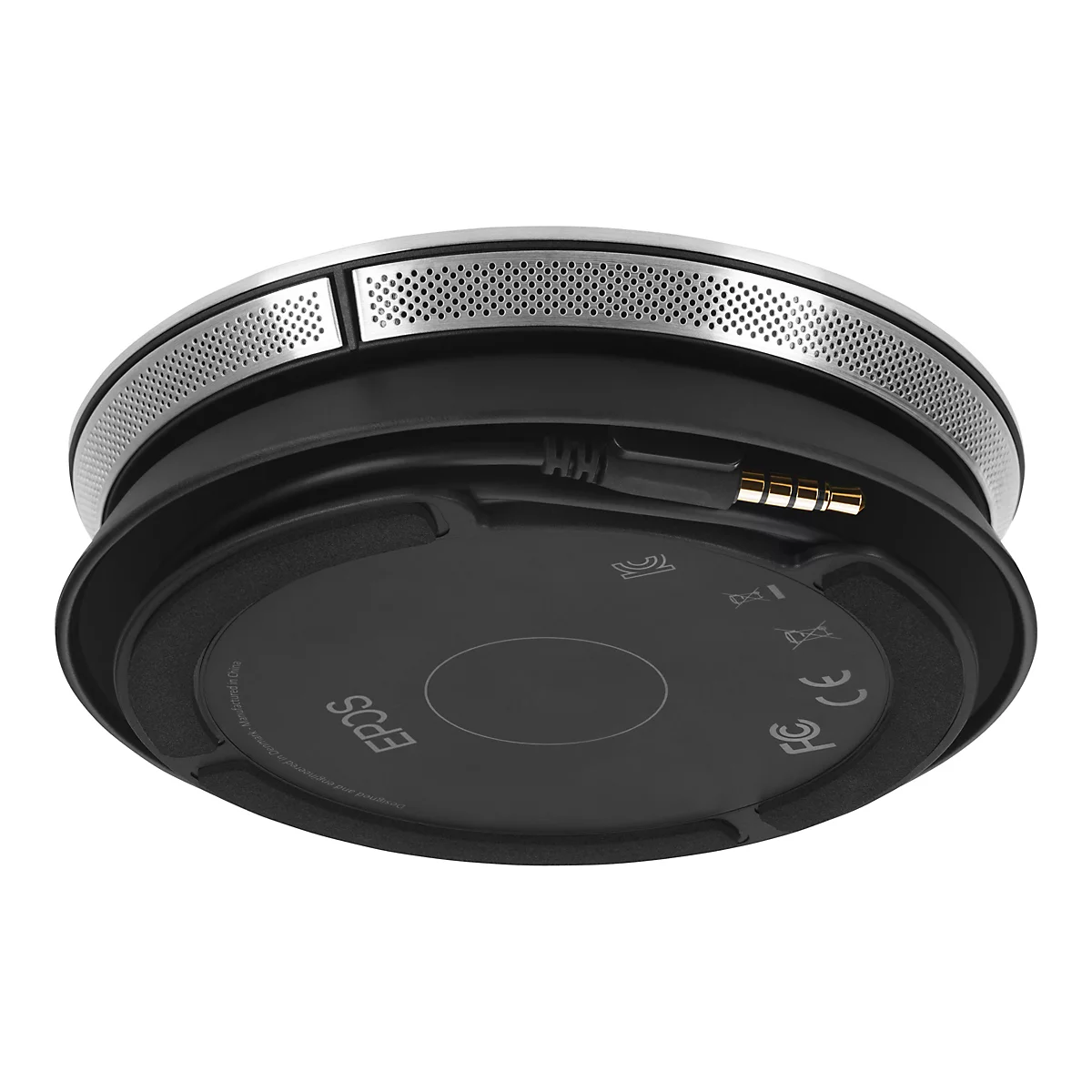 EPOS EXPAND SP 20 - Smarte Freisprecheinrichtung - kabelgebunden - USB, 3,5 mm Stecker - Schwarz, Silber - Zertifiziert für Skype für Unternehmen