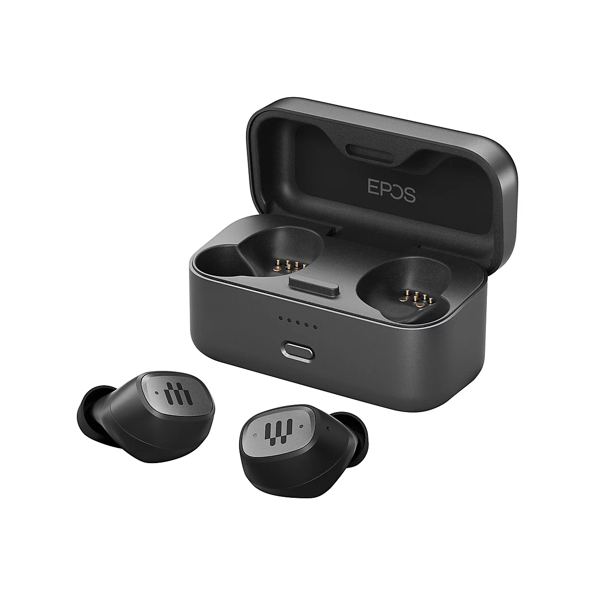 EPOS GTW 270 - True Wireless-Kopfhörer mit Mikrofon - im Ohr - Bluetooth - Schwarz, Grau, Silber