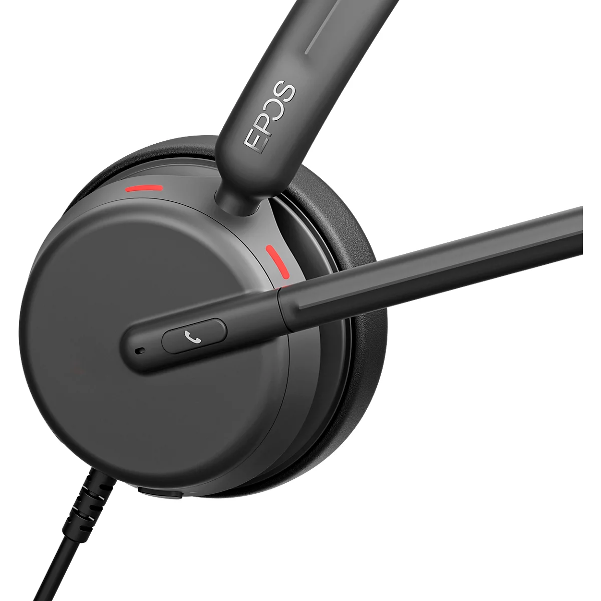 EPOS Headset Impact 460, Binaural (beidseitig), kabelgebunden, USB-C / USB-A, UC-optimiert
