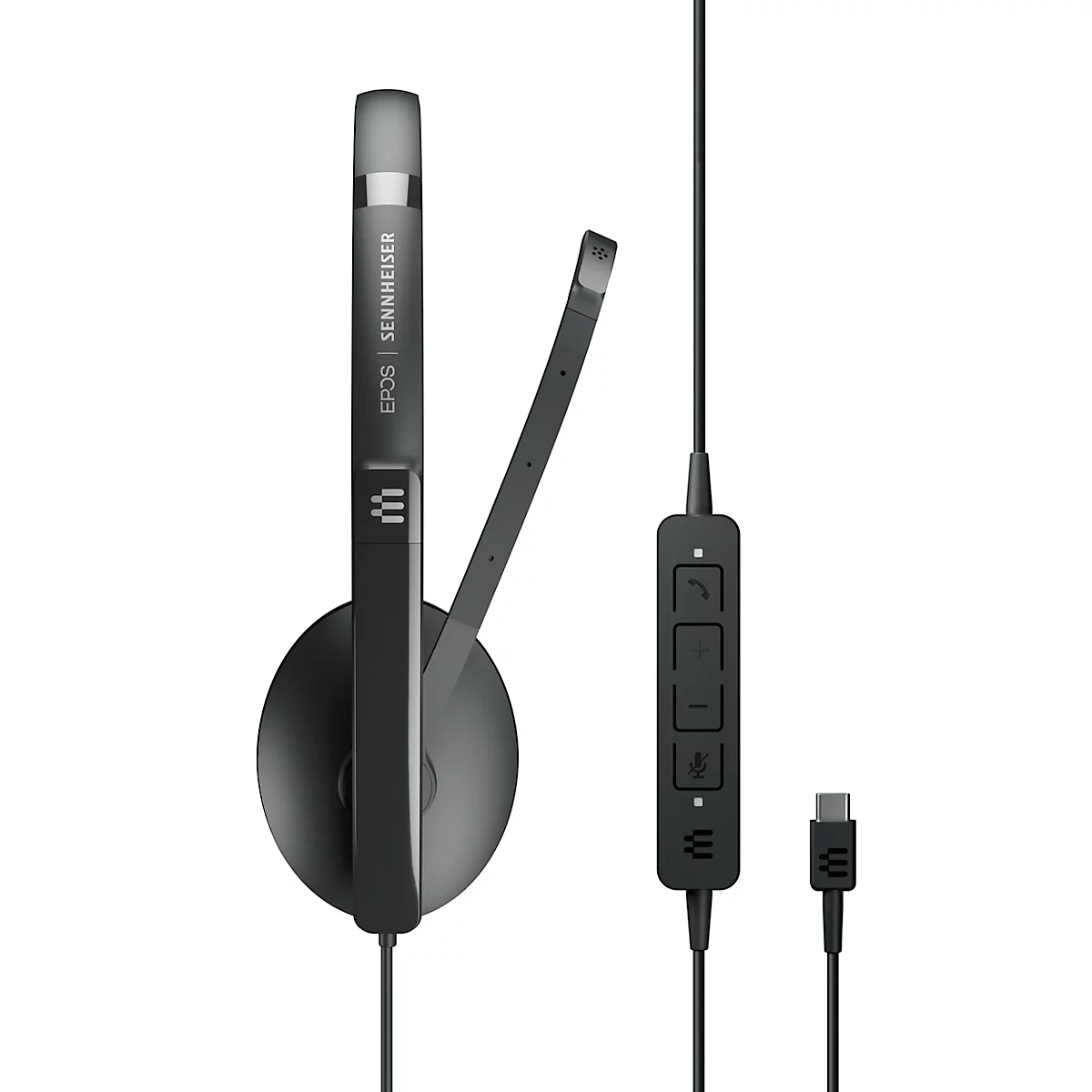 EPOS I SENNHEISER On-Ear ADAPT 130 USB-C II, binaural, faltbar, UC-optimiert, schwarz 