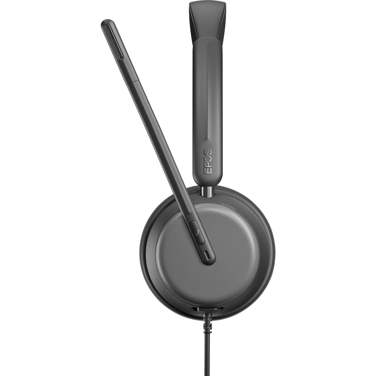 EPOS IMPACT 860 ANC headset, binauraal, bedraad, USB-C naar USB-A, UC-geoptimaliseerd, 4 microfoons + hybride adaptieve ANC, draagtas, zwart