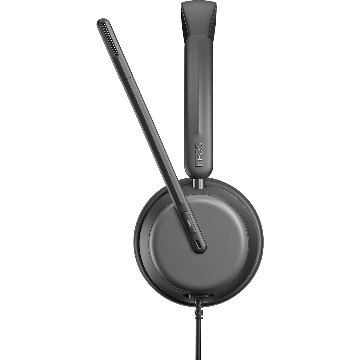 EPOS IMPACT 860T ANC headset, binauraal, bedraad, USB-C naar USB-A, UC-geoptimaliseerd, gecertificeerd voor Microsoft Teams, 4 microfoons + hybride adaptieve ANC, draagtas, zwart