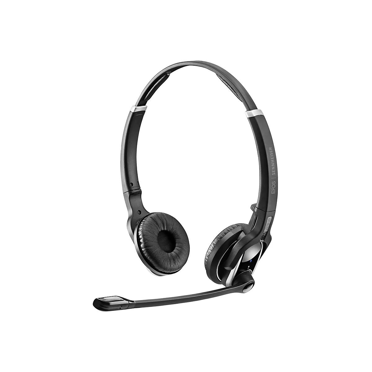 EPOS IMPACT DW Pro2 ML - Headset - On-Ear - DECT CAT-iq - kabellos - Schwarz, Silber
