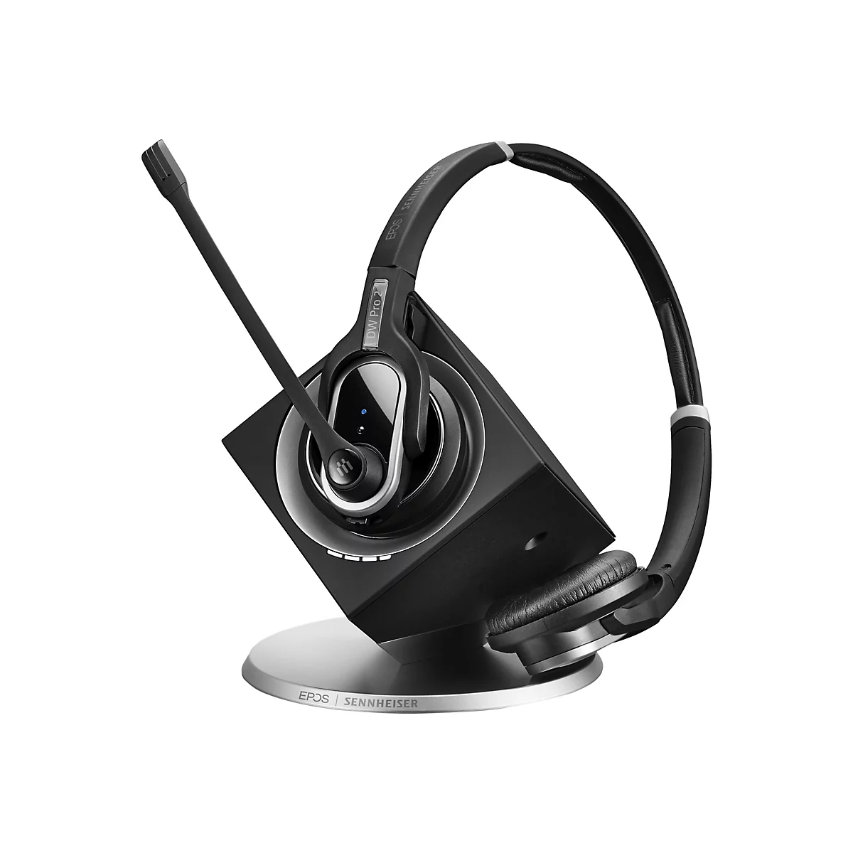 EPOS IMPACT DW Pro2 ML - Headset - On-Ear - DECT CAT-iq - kabellos - Schwarz, Silber