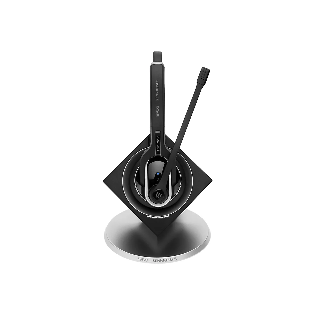 EPOS IMPACT DW Pro2 ML - Headset - On-Ear - DECT CAT-iq - kabellos - Schwarz, Silber