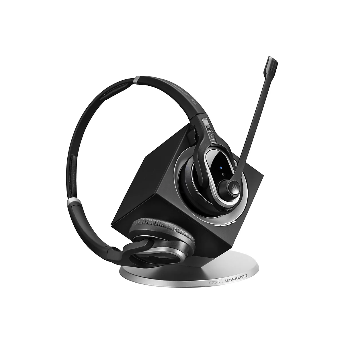 EPOS IMPACT DW Pro2 ML - Headset - On-Ear - DECT CAT-iq - kabellos - Schwarz, Silber