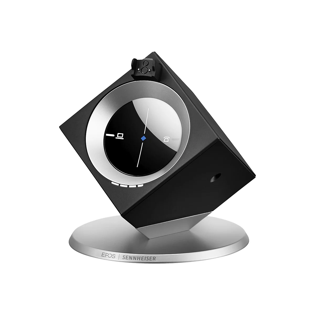EPOS IMPACT DW Pro2 ML - Headset - On-Ear - DECT CAT-iq - kabellos - Schwarz, Silber
