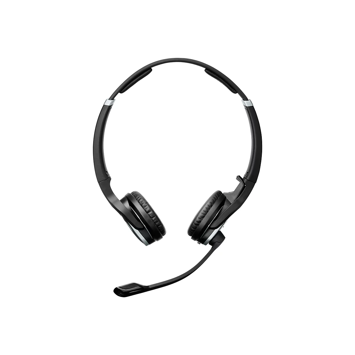 EPOS IMPACT DW Pro2 ML - Headset - On-Ear - DECT CAT-iq - kabellos - Schwarz, Silber