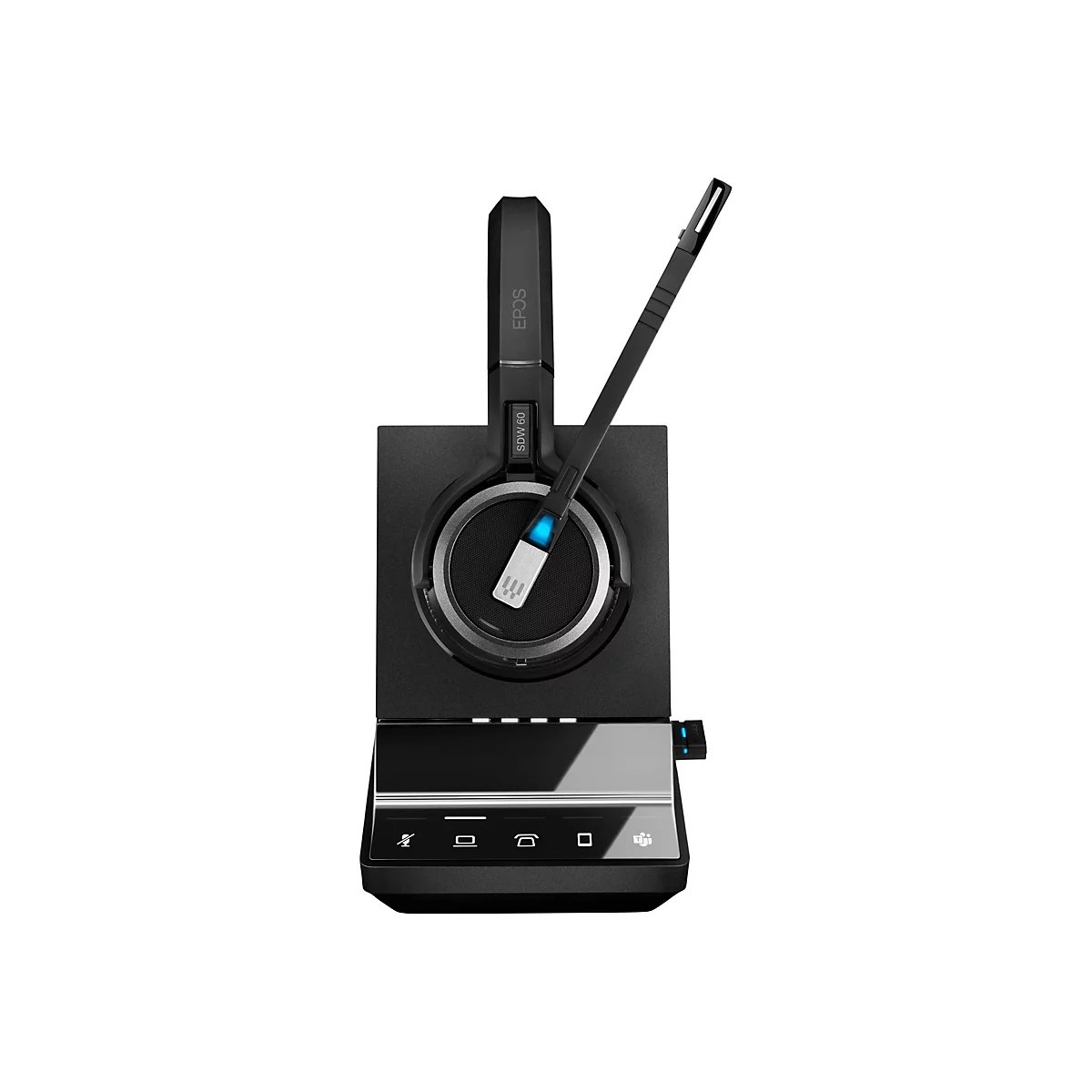 EPOS IMPACT SDW 5063T - Headset-System - On-Ear - DECT - kabellos - Zertifiziert für Microsoft Teams, optimiert für UC