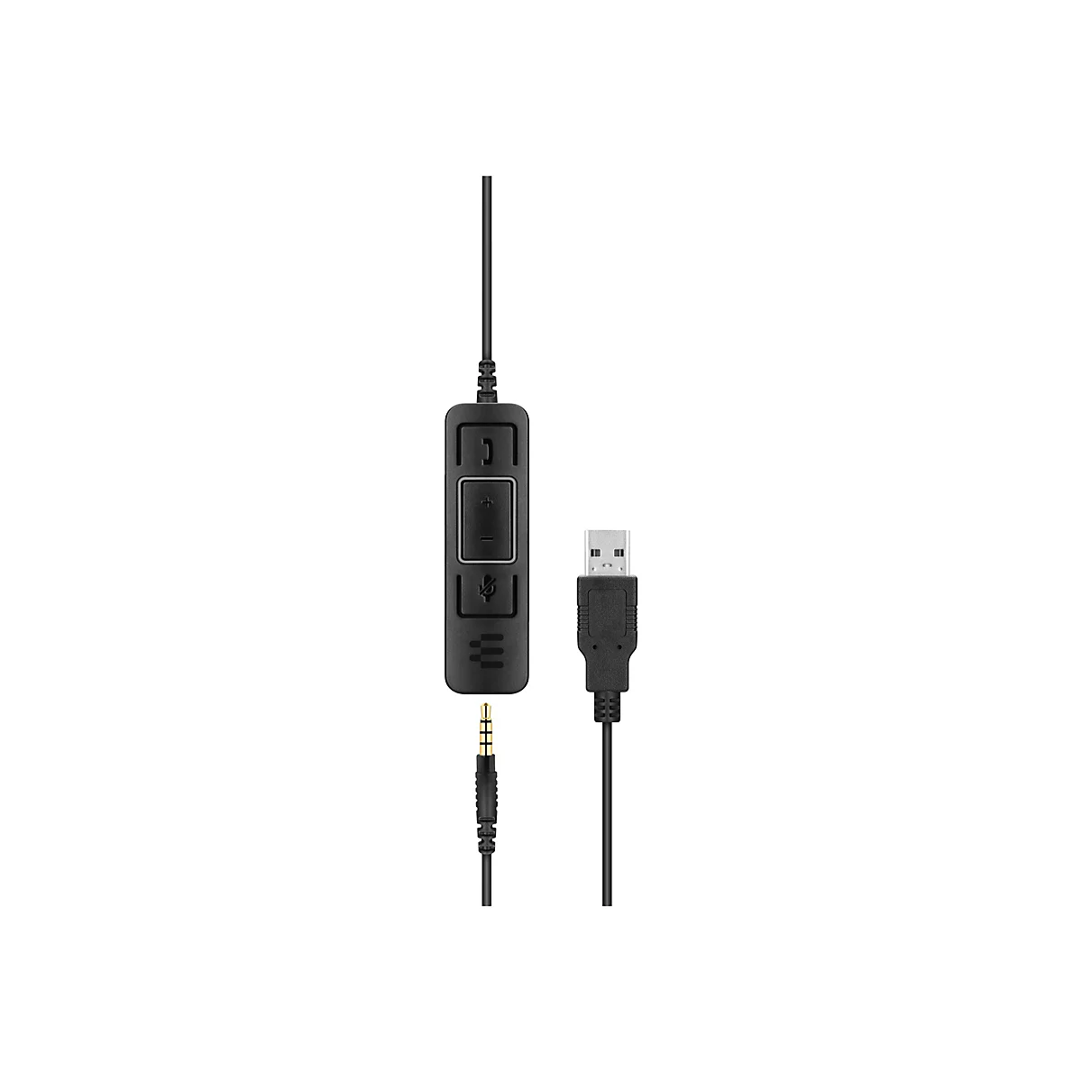 EPOS SC 75 USB MS - Headset - On-Ear - kabelgebunden - 3,5 mm Stecker, USB - Schwarz