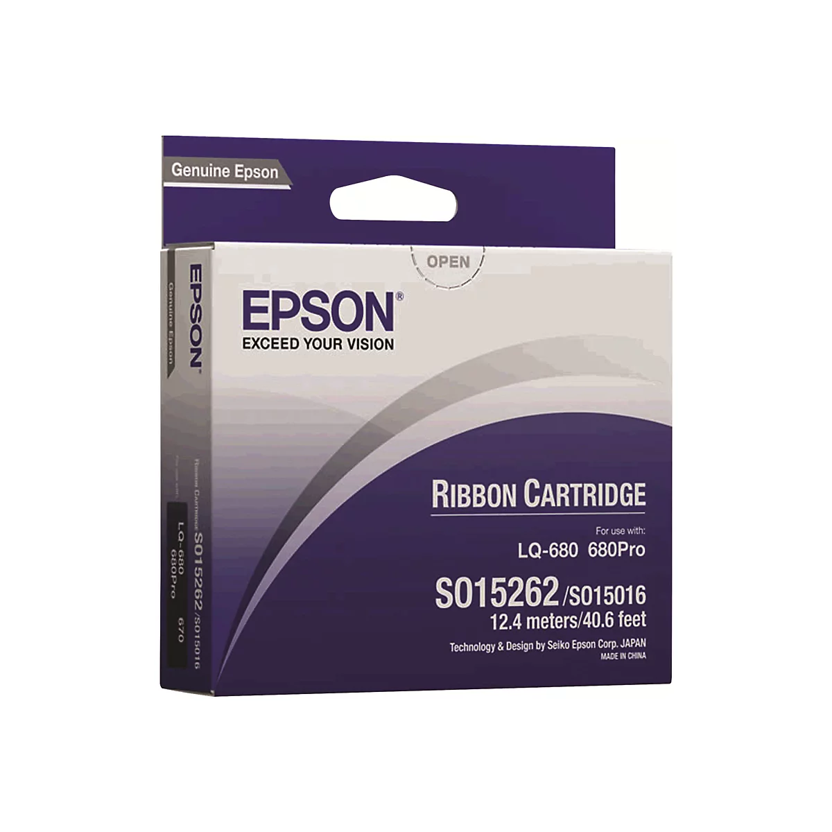 Epson - 1 - Schwarz - Textilband