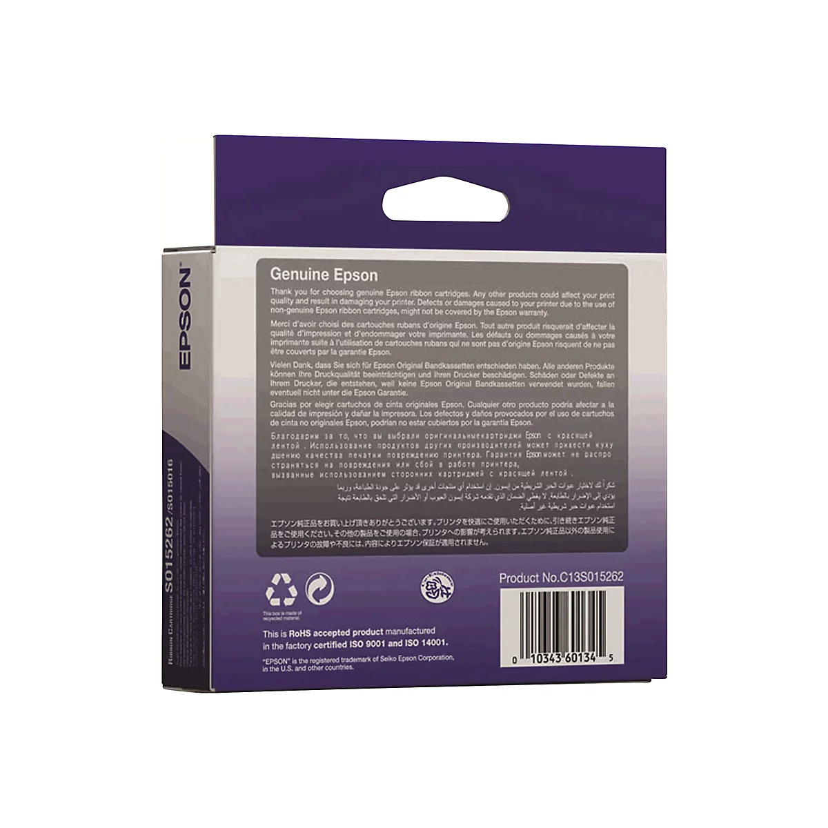 Epson - 1 - Schwarz - Textilband