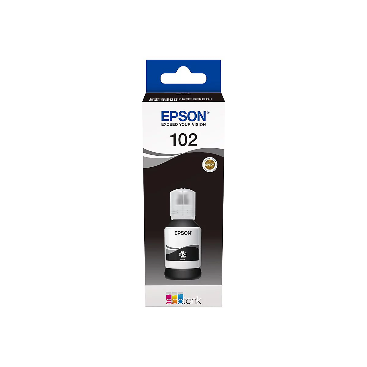 Epson 102 - Schwarz - original - Tintenbehälter