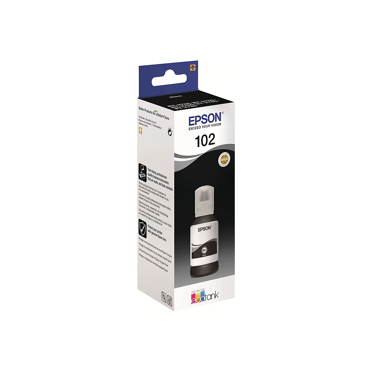 Epson 102 - Schwarz - original - Tintenbehälter