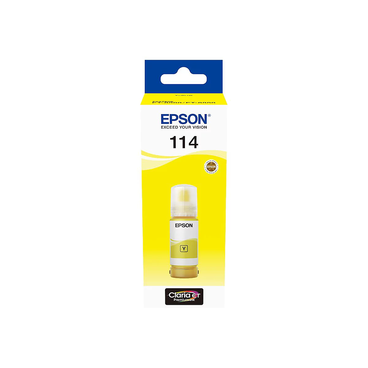 Epson 114 - 70 ml - Gelb - original - Nachfülltinte - für EcoTank ET-8500, ET-8550