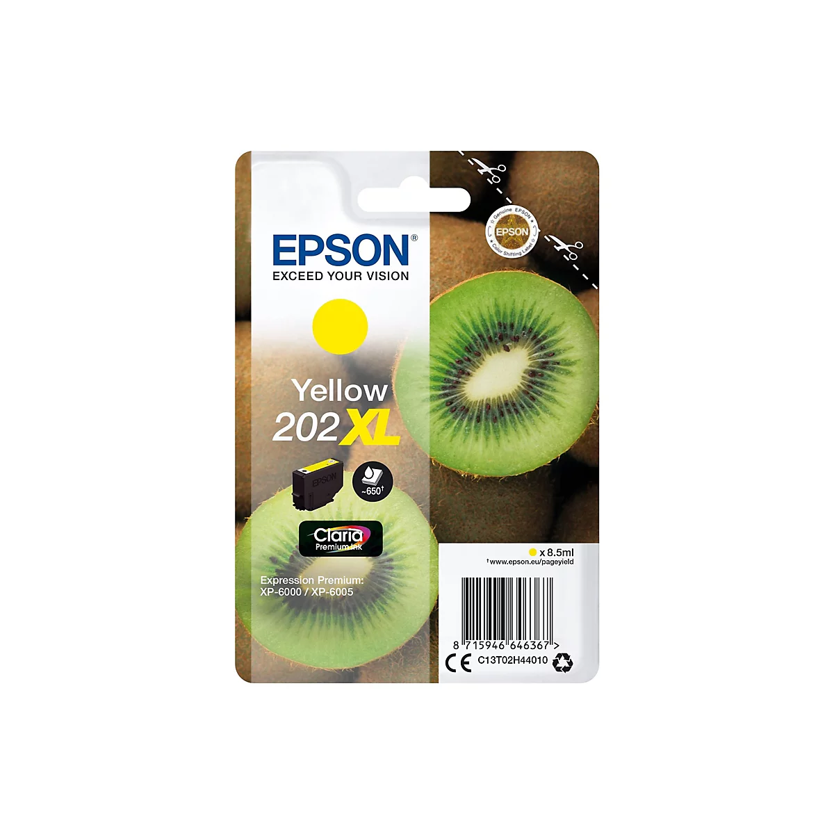 Epson 202XL - XL - Gelb - original - Tintenpatrone
