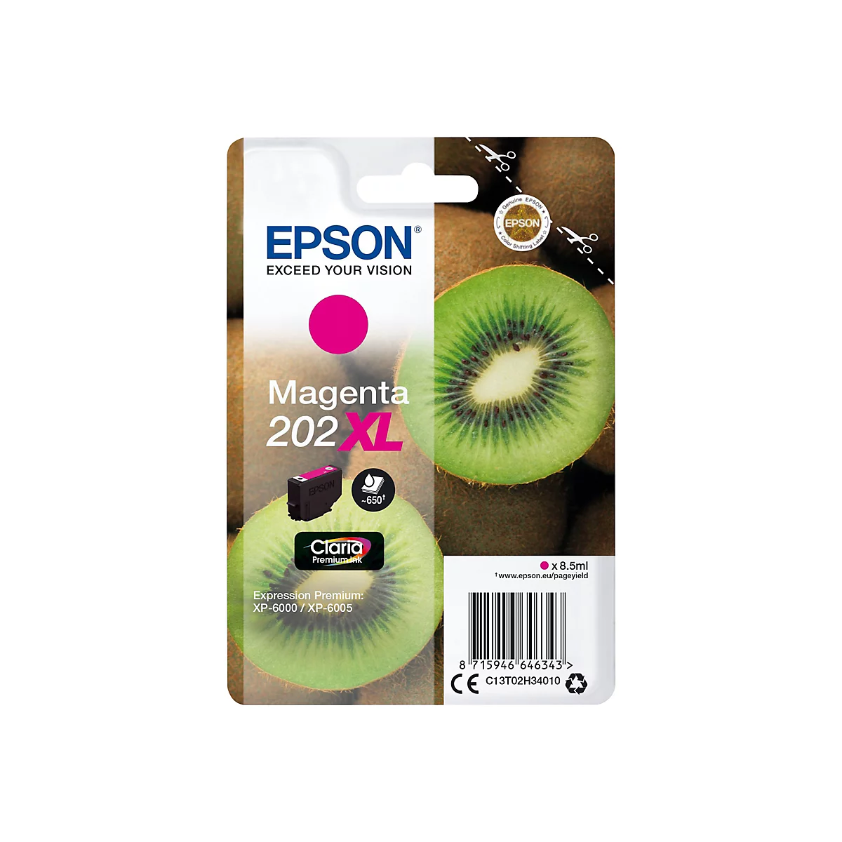 Epson 202XL - XL - Magenta - original - Tintenpatrone