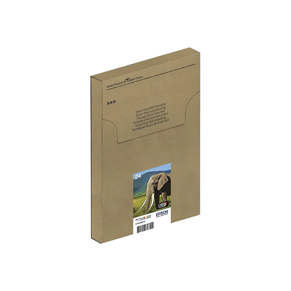 Epson 24 Multipack Easy Mail Packaging - 6er-Pack - Schwarz, Gelb, Cyan, Magenta, hellmagentafarben, hell Cyan - original - Tintenpatrone