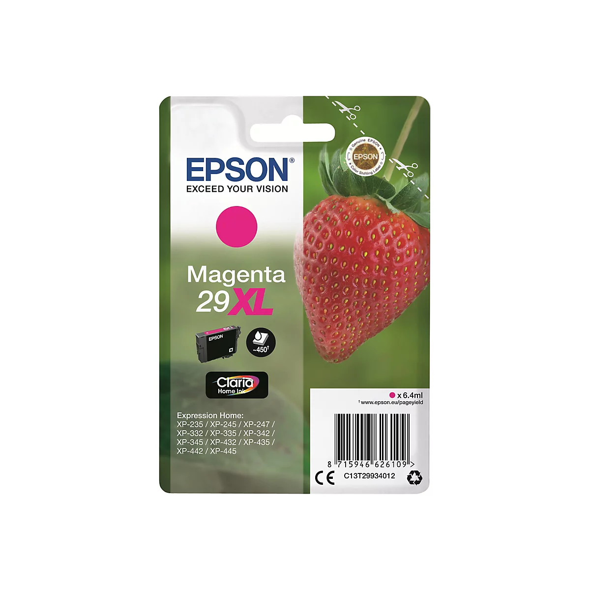 Epson 29XL - XL - magenta - original - cartouche d'encre