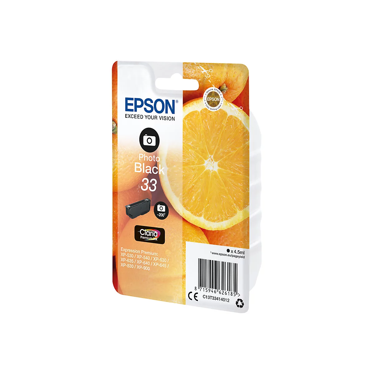 Epson 33 - Photo schwarz - original - Tintenpatrone