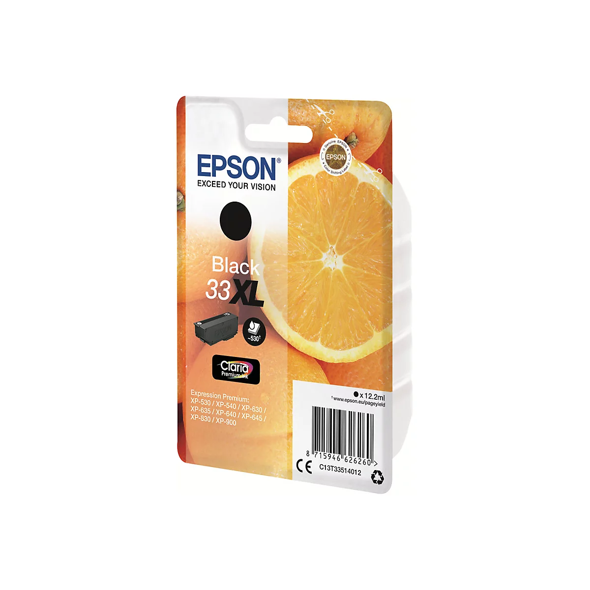 Epson 33XL - XL - noir - original - cartouche d'encre