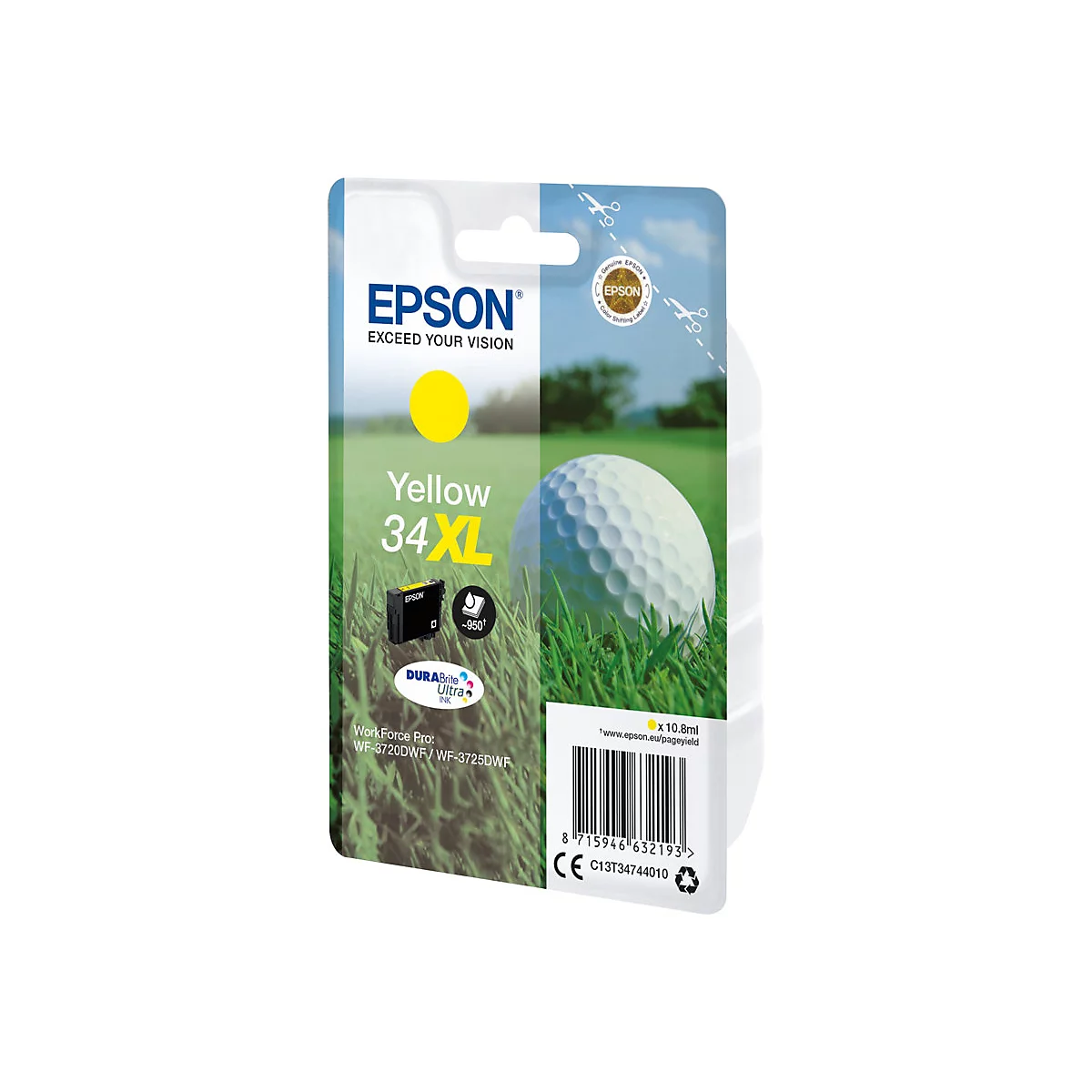 Epson 34XL - XL - Gelb - original - Tintenpatrone