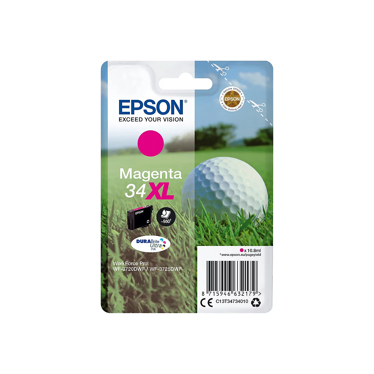 Epson 34XL - XL - Magenta - original - Tintenpatrone