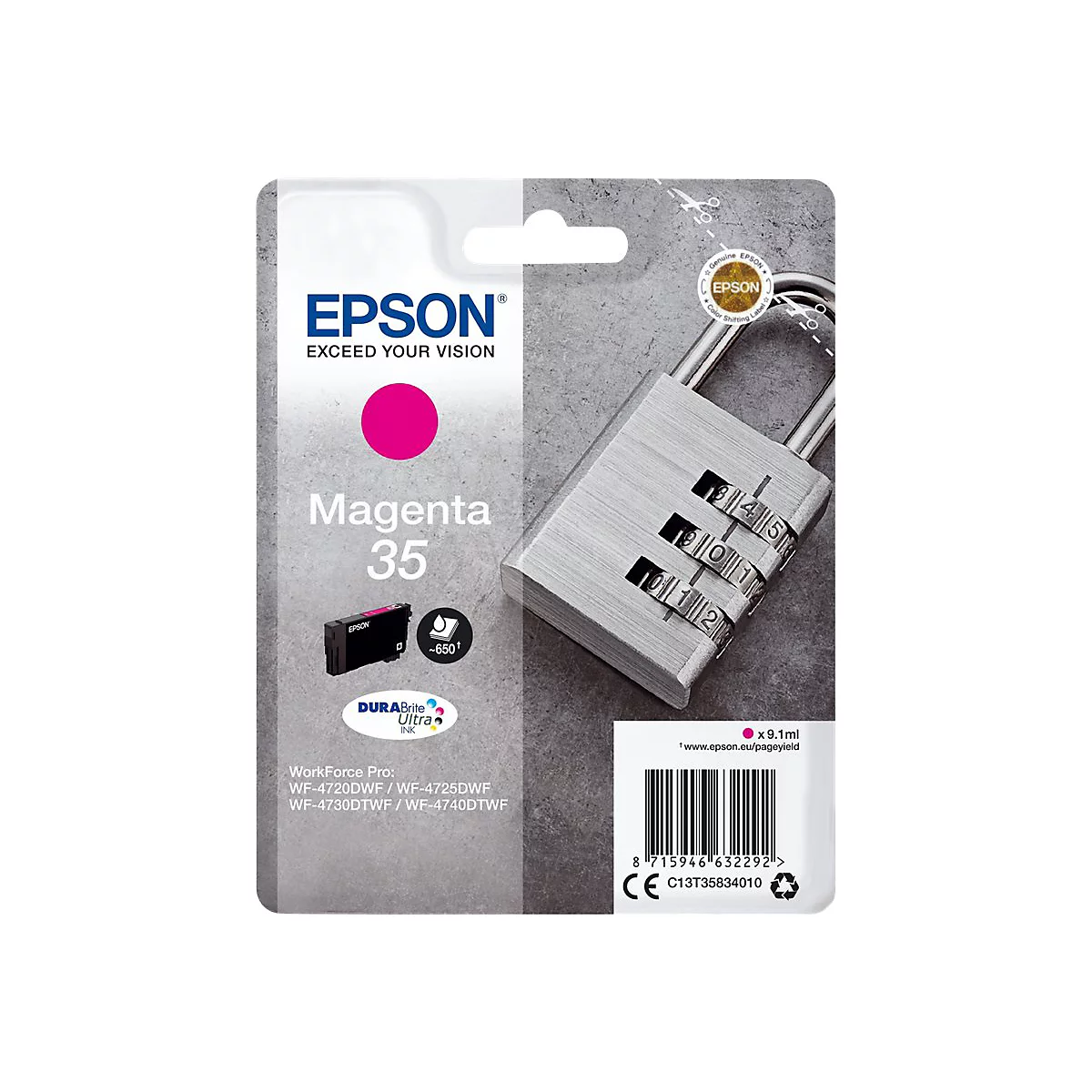 Epson 35 - magenta - original - cartouche d'encre
