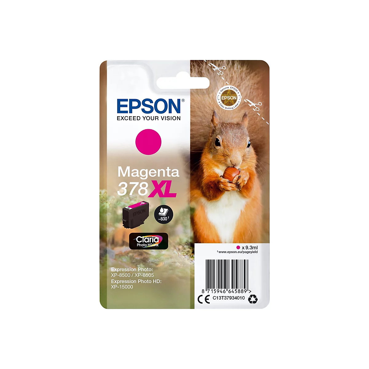 Epson 378XL - XL - Magenta - original - Tintenpatrone