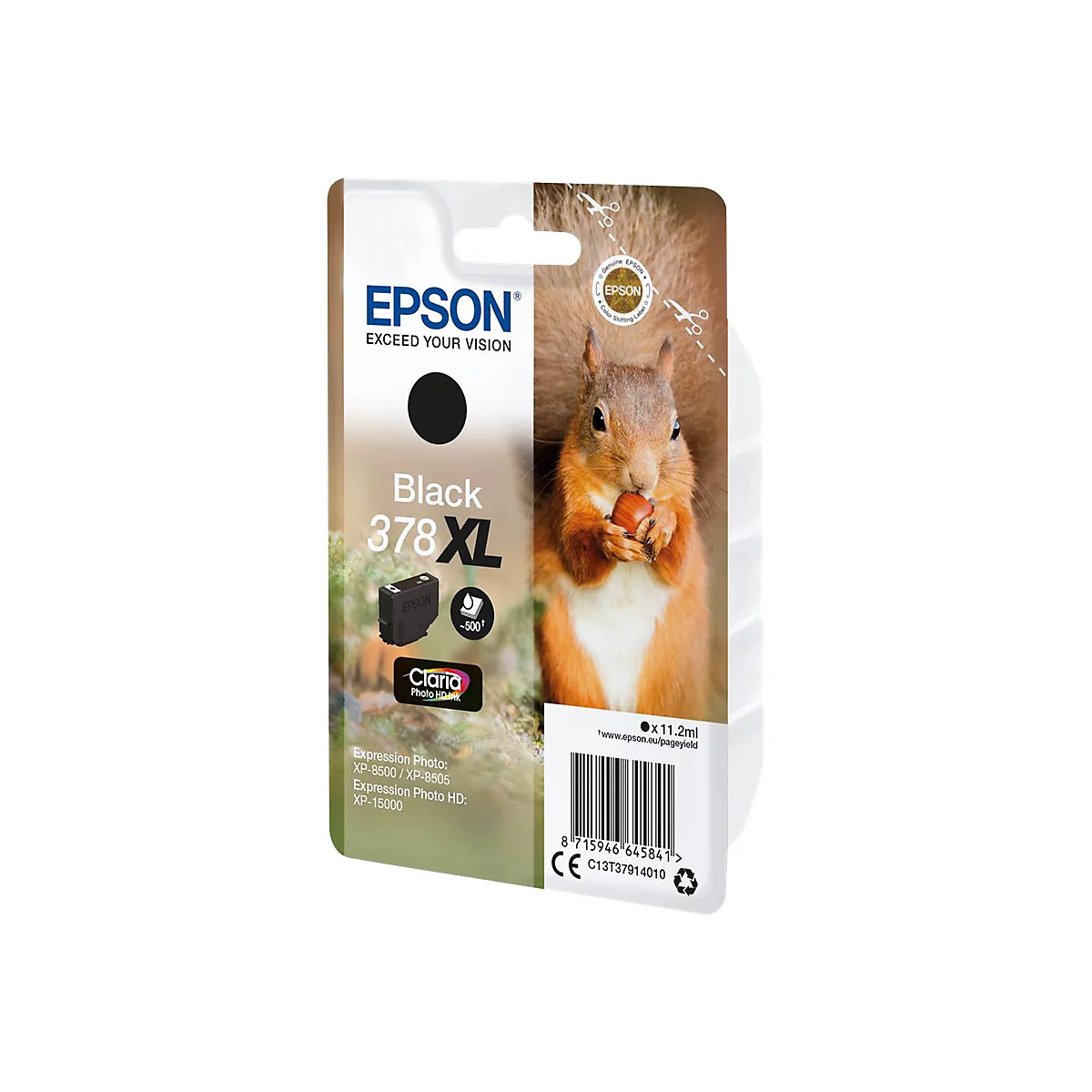 Epson 378XL - XL - Schwarz - original - Tintenpatrone