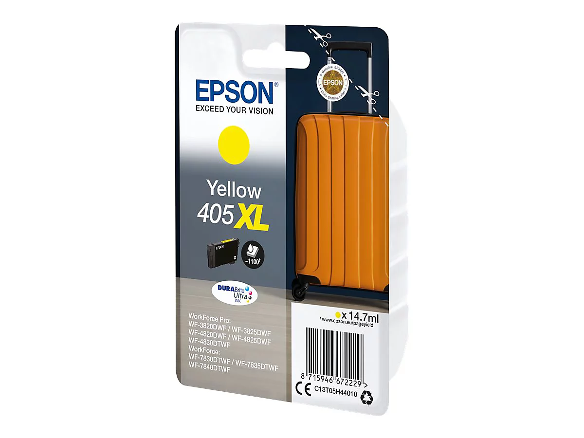 Epson 405XL - XL - Gelb - original - Tintenpatrone